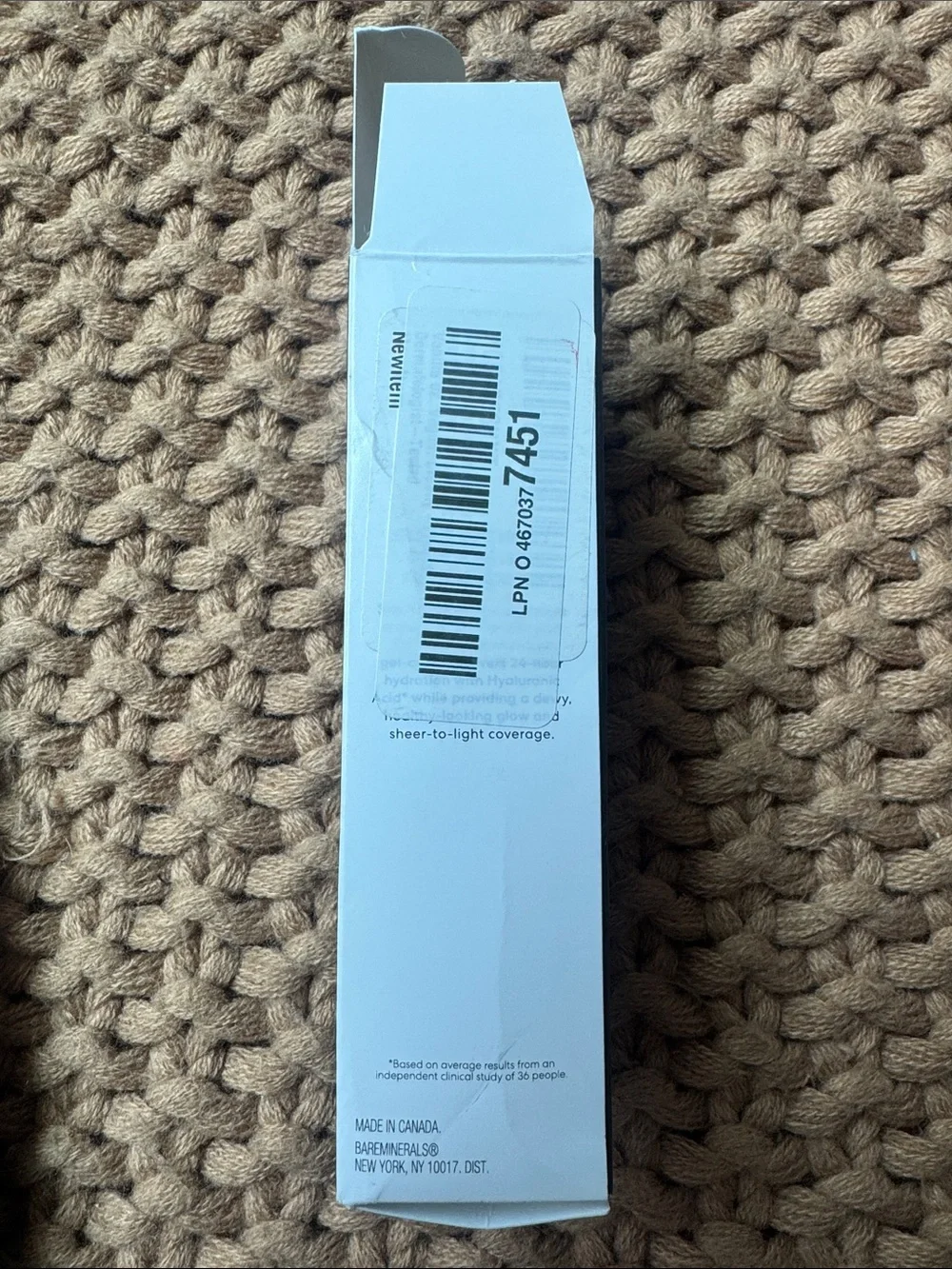NEW bareMinerals Complexion Rescue Tinted Moisturizer Vanilla 02 35mL/1.18fl oz